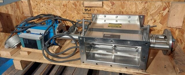 Wyssmont #RCB-612, Rotocage Lumpbreaker, 12" L x 5" W inlet/outlet, 15" L x 8" W flanges, 1/2 HP, 90 V. - Image 2