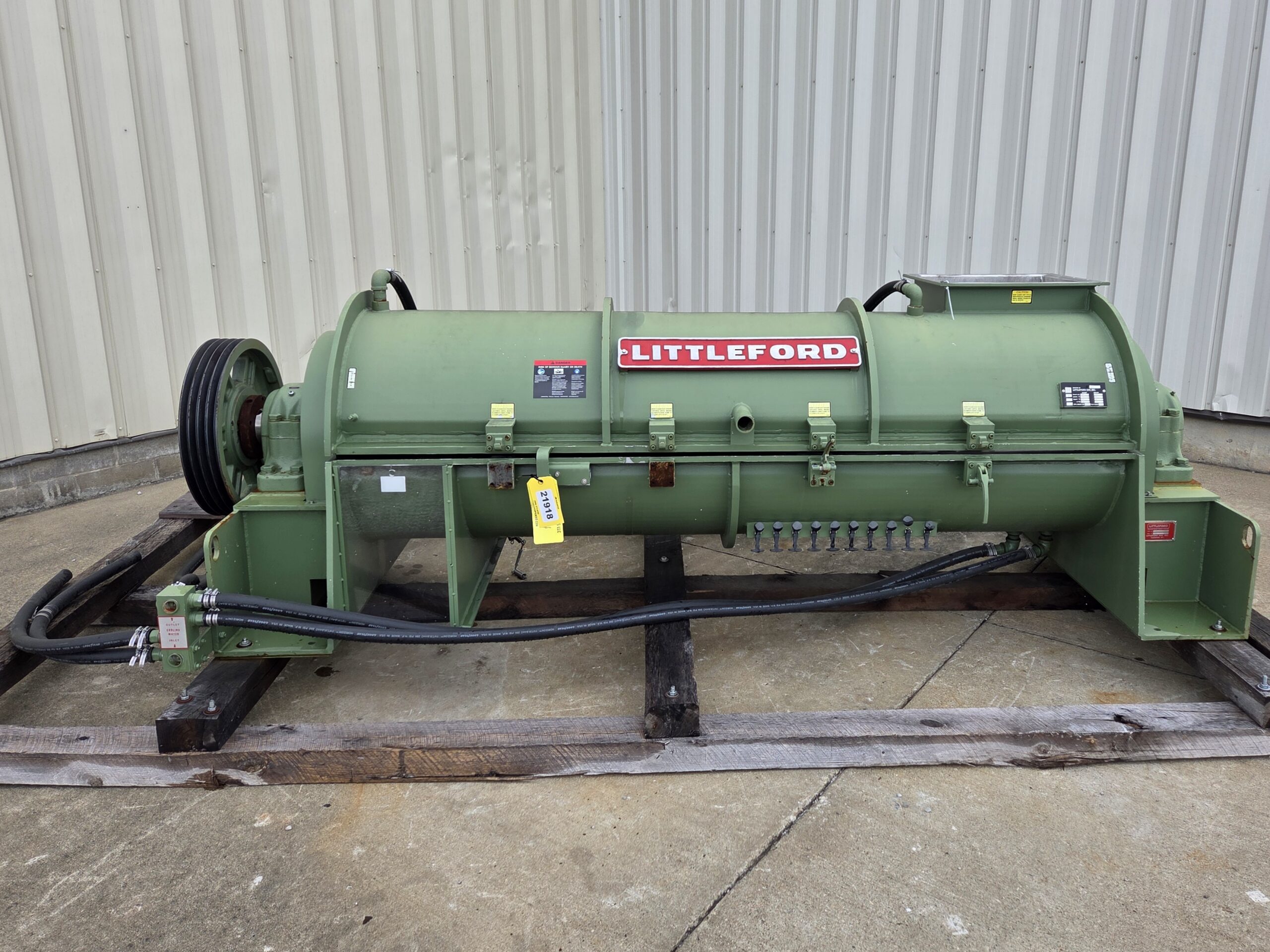 Ek Robe Mixer Littleford #EK-75, Stainless Steel Mixer, 45 psi @ 100°F Jacket, 2011 ...