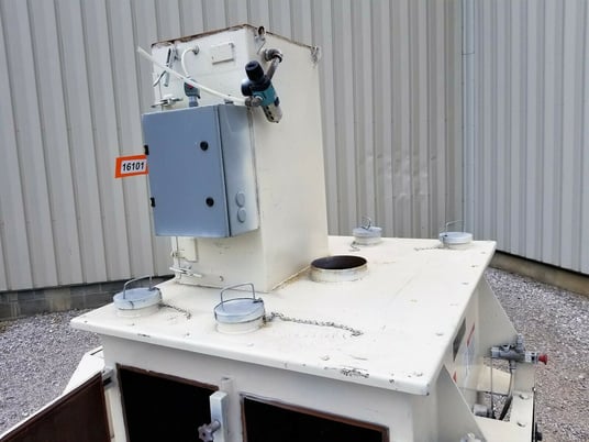 12 cu.ft. American Process #FZM-12, Forberg Fluidized Zone Paddle Mixer, 21" x 16" bin vent, 49.5" x 39.5" - Image 8