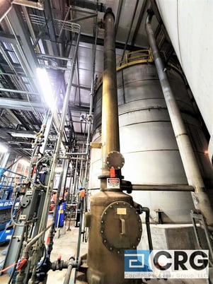 DR Technology Inc., Fermentation Vertical Packed Column Scrubber, 16" dia. x 22.5' H flange to flange - Image 1