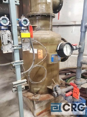 DR Technology Inc., Fermentation Vertical Packed Column Scrubber, 16" dia. x 22.5' H flange to flange - Image 4