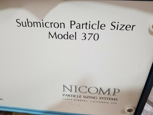 Particle Sizer Sizing System, Nicomp Submicron #370, 115 V.AC - Image 4