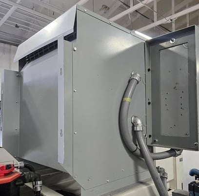 45 KVA 480 Primary, 208Y/120 Secondary, HPS NMK045KB, transformer, 3-phase, NEMA 3R, General Electric hvy - Image 3