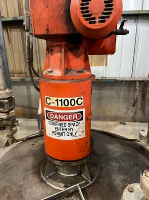 2200 gallon Alloy Fabricators, Stainless Steel jacketed mix tank, dished top & bottom, 2000 - Image 3