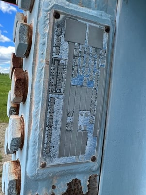 95 HP Geminis #M302, reciprocating compressor, 2-stage, Caterpillar 3304 NG engine, Airtrch cooler, 2000 - Image 2