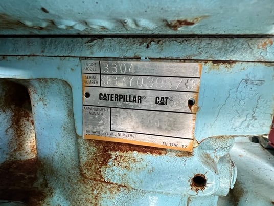 95 HP Geminis #M302, reciprocating compressor, 2-stage, Caterpillar 3304 NG engine, Airtrch cooler, 2000 - Image 3