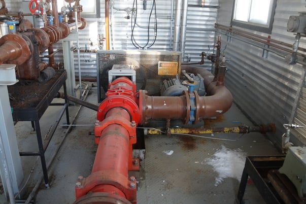 170 GPM Roper #72465GHL, rotary screw pump, 20 HP Toshiba motor, 1985 - Image 1