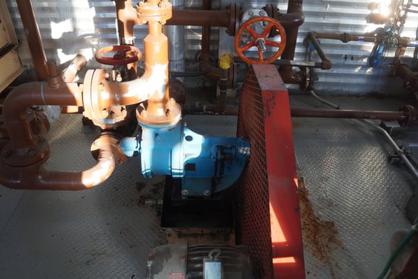 170 GPM Roper #72465GHL, rotary screw pump, 20 HP Toshiba motor, 1985 - Image 8