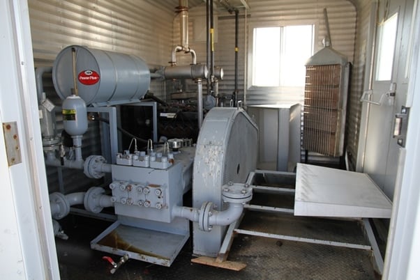80 GPM Wheatley #T365SM, triplex disposal pump, 50 HP Ford LSC-8751-6007-ZA NG engine, 2005 - Image 2