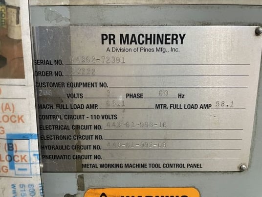 1-1/4" Pines #5T, CNC vertical tube bender, digital Dial-a-Bend Control, remanufactured - Image 10