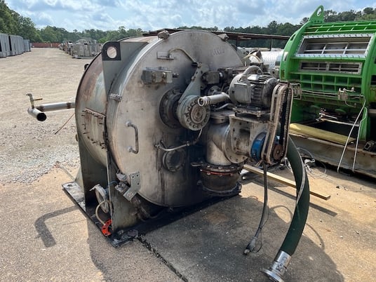 49.2" Krauss Maffei #HZ125/2.5 Si, horizontal peeler centrifuge, 316SS - Image 6