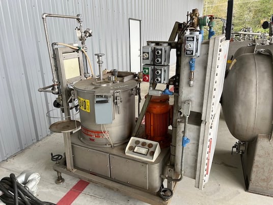 19.6" Ellerwerk #9311.11, Portable Basket Centrifuge, Hastelloy C. 500 mm basket diameter - Image 1