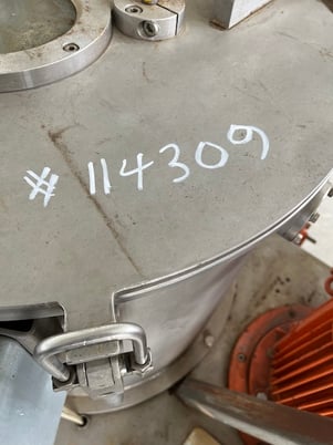 19.6" Ellerwerk #9311.11, Portable Basket Centrifuge, Hastelloy C. 500 mm basket diameter - Image 7