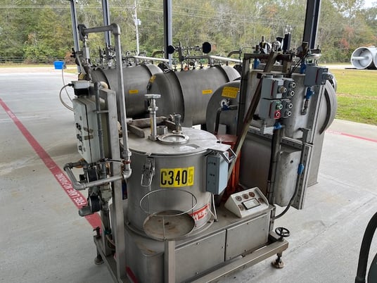 19.6" Ellerwerk #9311.11, Portable Basket Centrifuge, Hastelloy C. 500 mm basket diameter - Image 8