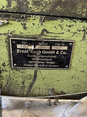 Morgan Morgan Koch #KEWS3Z, deadblock, 4.2-1.7mm range, 20 M/S toped with line speed, 45 KW - Image 3