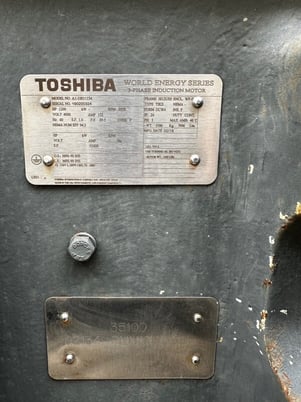 1000 HP 3600 RPM Toshiba, Frame 5812USS, weather protected enclosure type 2, S/B, 4000 Volts, surplus - Image 1