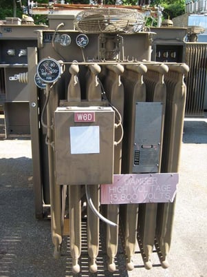 1000/1120/1150/1288 kVA, 13800 Delta Primary, 480/277 WYE Secondary, ABB Substation - Image 3