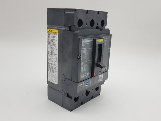 150 Amps, Square D, JGL26150LW, PowerPact Feed-Thru Circuit Breaker, 600VAC 2P 1PH - Image 1