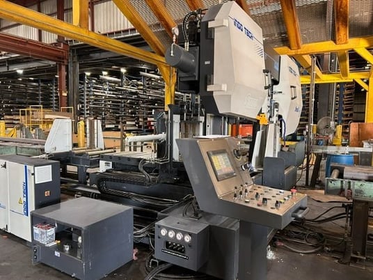 25.5" x 25.5" Indotech #DC-26SA, horizontal heavy duty bandsaw,dual column,semi-automatic, 2024 - Image 4