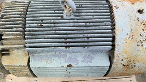 150 HP 1200 RPM General Electric 5K4473K353, Frame 447T, 6P, 460 Volts - Image 1