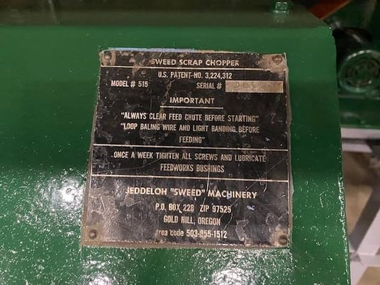 Sweed Machinery #515, scrap chopper - Image 7