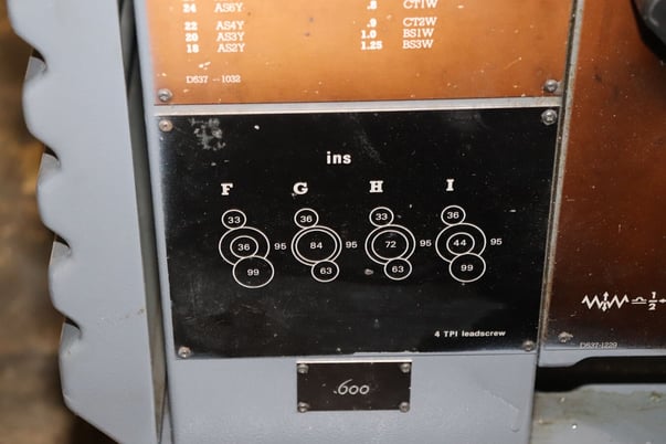 16"/26" x 54" Clausing Colchester #Triumph-VS, Gap Bed Lathe, 2.25" thru hole, 15-2500 RPM, 10 HP, 415 V, 1998 - Image 8