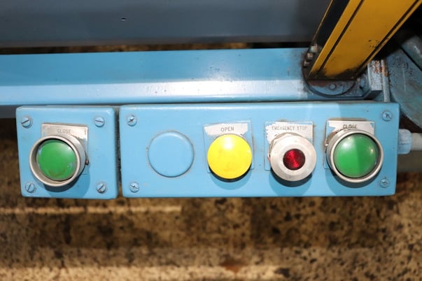 100 Ton, Central Engineering #M518-00, 4-Post Die Trim Press, 32" x 32" Bed, 40" width x 21.5" centers - Image 6