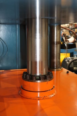 100 Ton, Central Engineering #M518-00, 4-Post Die Trim Press, 32" x 32" Bed, 40" width x 21.5" centers - Image 8