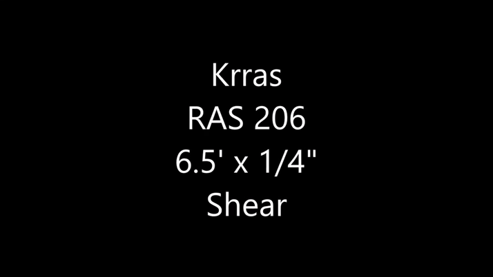 1/4" x 6.5' Krras #Ras-206, Shear, 208 V, 2007 - Image 2