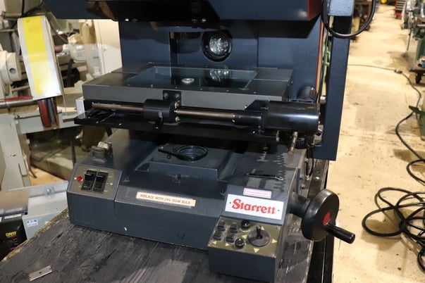 15" Starrett Sigma #VB-360, Optical Comparator, 15.5" x 9" motorized table, 10" x 6" port window, 115 V - Image 4