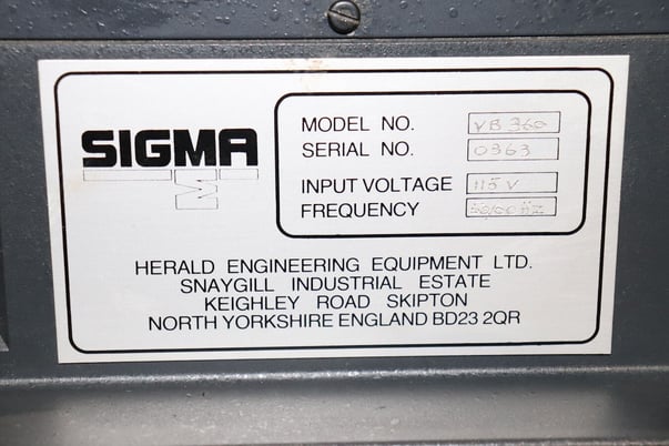 15" Starrett Sigma #VB-360, Optical Comparator, 15.5" x 9" motorized table, 10" x 6" port window, 115 V - Image 9