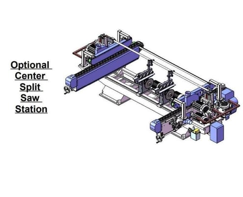 Cam-Wood #Set-108TS-SHJCX, double end tenoner, 8-head, 120" working capacity, 2025, new - Image 10