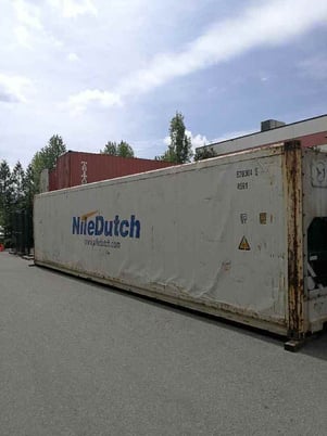 40' Refrigerated shipping container, #6203048, non-working refrigerated - Image 1
