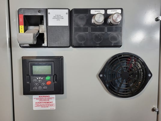 5 HP Eaton, SVX004A1-5A4N1, variable frequency drive, 600 Volts, 3 phase, like new - Image 1