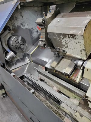 Leadwell #LTC-30BPL, 25.6" swing, 12" chuck, 3-jaw, 3" bar, 40" centers, 18.9" dia., 54" lgth, A2-8, 12 - Image 10