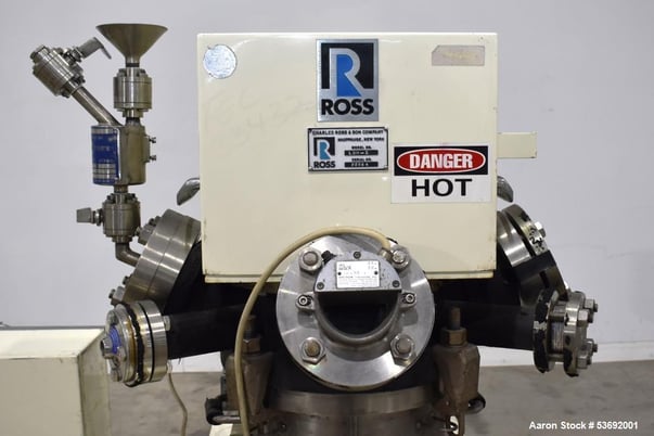2 gallon Charles Ross & Son #LDM-2, Laboratory Double Planetary Mixer, 150 psi @ 340 F Internal, 100 psi @ - Image 6