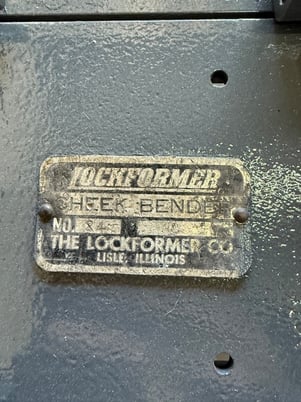 Lockformer #24, Cheek Bender, 20 Ga Mild Steel (1.0mm) capacity, 24" bend length - Image 4