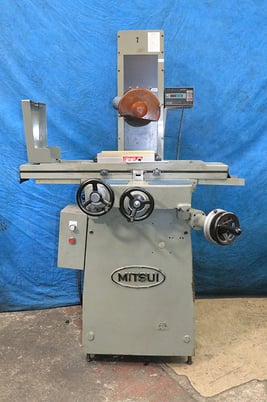 6" x 12" Mitsui #MSG-200MH, hand feed surface grinder, 8" x 3/4" x 1-1/4" wheel, roller bearing, Acu-Rite - Image 1