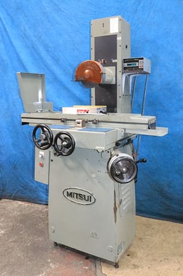 6" x 12" Mitsui #MSG-200MH, hand feed surface grinder, 8" x 3/4" x 1-1/4" wheel, roller bearing, Acu-Rite - Image 2