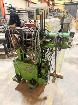 4.5" Davis Standard, 30:1 L/D extruder, electrically heated, air cooled barrel, 150 HP DC, 1991 - Image 2