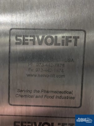 440 lb. ServoLift Drum Discharge System type #MZ, Stainless Steel Drum Lift, 200 kg max load, 150 bar max - Image 3