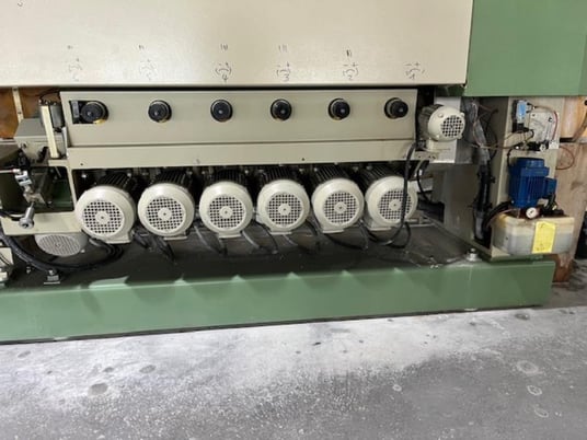 Bavelloni #Max-60CNP, straight line vertical glass beveler, 13 spindle, 2001 - Image 3