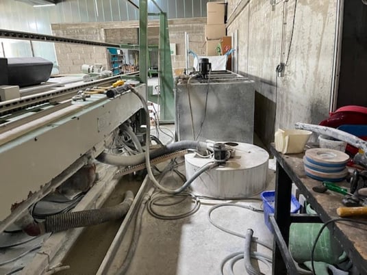 Bavelloni #Max-60CNP, straight line vertical glass beveler, 13 spindle, 2001 - Image 4