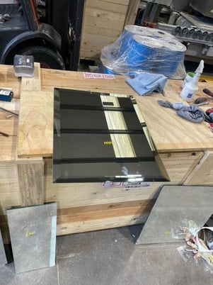 Bovone #471, vertical straight line beveler, 12 spindle, 2015 - Image 9