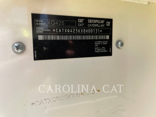 375 KW Caterpillar XQ425, Mobile Generator Set, Diesel, 1800 RPM, 600V, 5156 hours, 2018 - Image 6