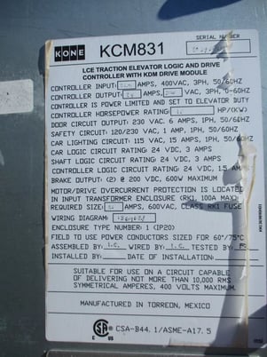 Kone #KCM831, elevator controller - Image 3