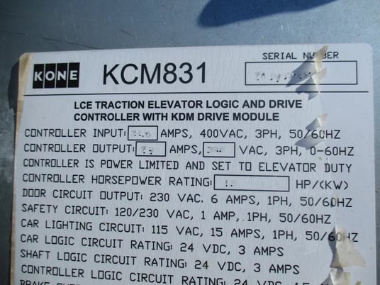 Kone #KCM831, elevator controller - Image 4