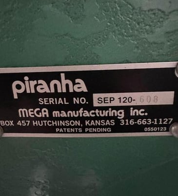 120 Ton, Piranha #SEP120, single end hydraulic punch, 21.5" throat - Image 3
