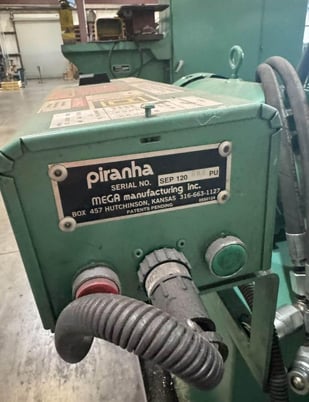 120 Ton, Piranha #SEP120, single end hydraulic punch, 21.5" throat - Image 7