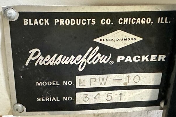 Air Packer, Black Diamond #LPW-10 Pressureflow air packer, Stainless Steel material contact parts - Image 4